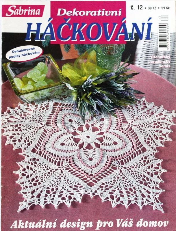 Sabrina - Dekorativní háčkování č. 12 -CZ-