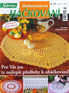Sabrina - Dekorativní háčkování č. 14 -CZ-