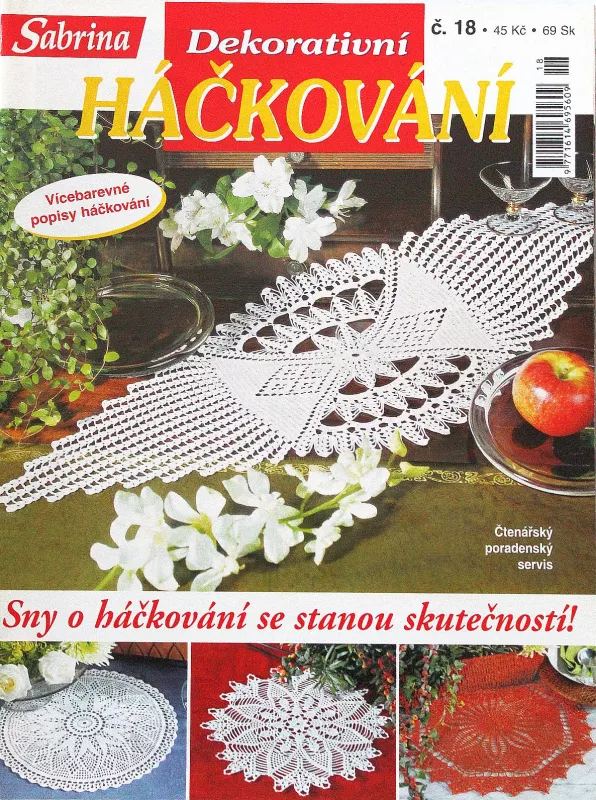 Sabrina - Dekorativní háčkování č. 18 -CZ-