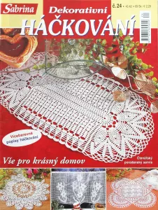 Sabrina - Dekorativní háčkování č. 24 -CZ-