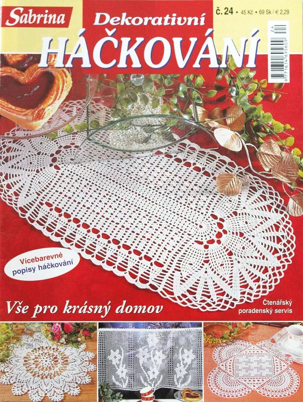 Sabrina - Dekorativní háčkování č. 24 -CZ-