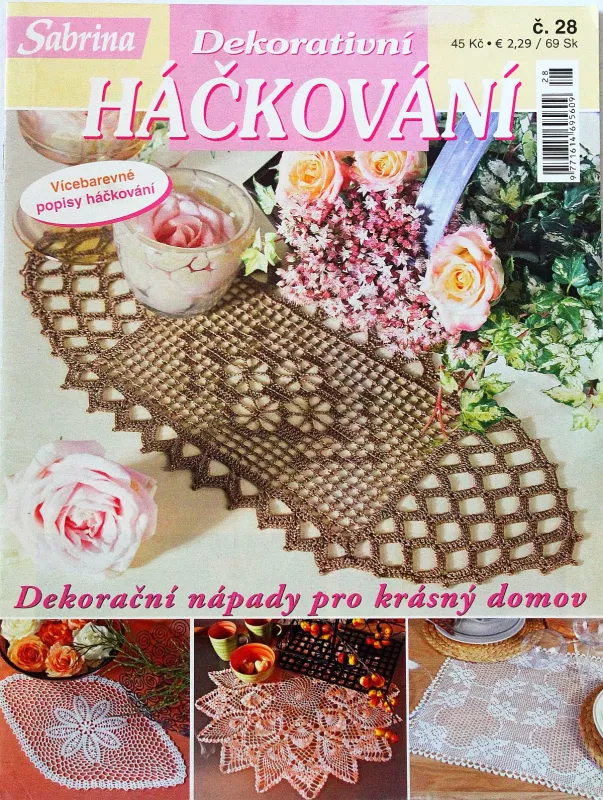 Sabrina - Dekorativní háčkování č. 28 -CZ-