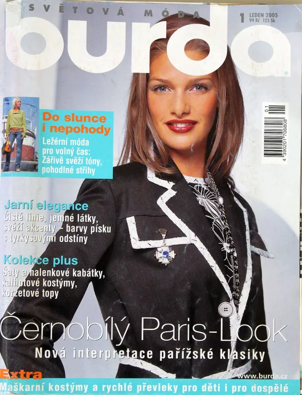 Burda 1/2005 -CZ- časopis se střihy