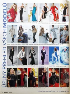Burda 12/2008 -CZ- časopis se střihy Burda 12/2008 -CZ- přehled modelů 1