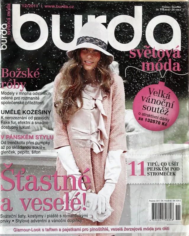 Burda 12/2011 -CZ- časopis se střihy