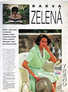 Burda 3/1993 -CZ- časopis se střihy Burda 3/1993 -CZ- ukázka z časopisu 1