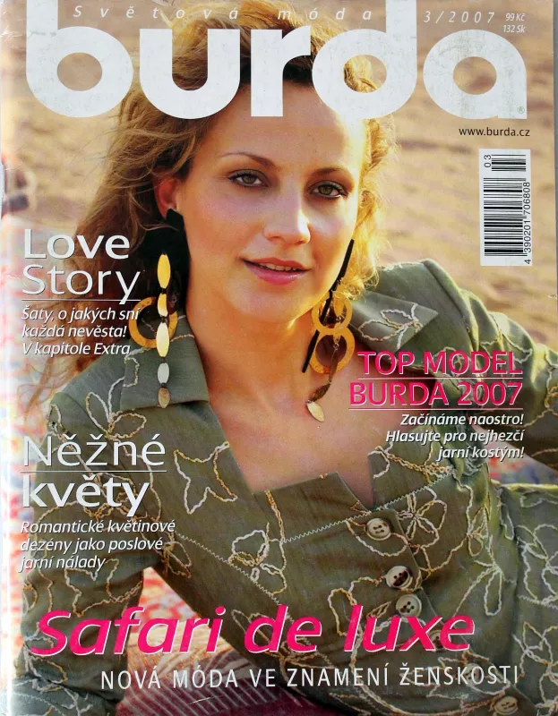 Burda 3/2007 -CZ- časopis se střihy