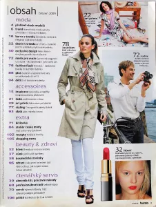 Burda 3/2009 -CZ- obsah časopisu