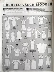 Burda 5/2011 -CZ- přehled střihů 1