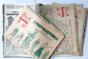 Burda 9/1989 -R- časopis se střihy Burda 9/1989 -R- kompletní střihové přílohy