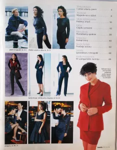 Burda - Móda pro drobné ženy 2/1999 -PL- časopis se střihy Burda - Móda pro drobné ženy 2/1999 -PL- přehled modelů + obsah