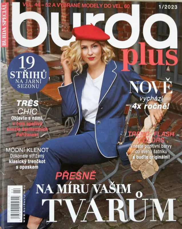 Burda PLUS 1/2023 -CZ- časopis se střihy