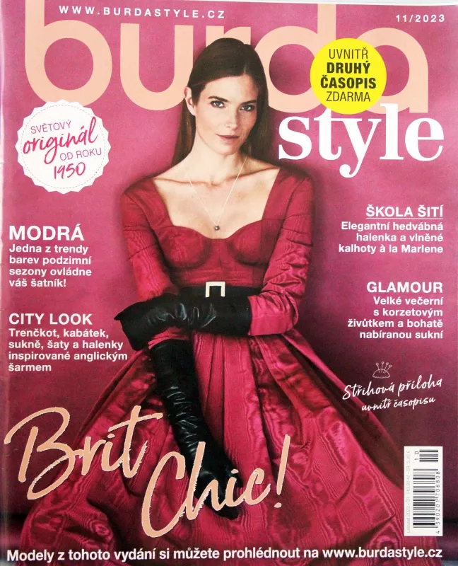 Burda 11/2023 -CZ- časopis se střihy