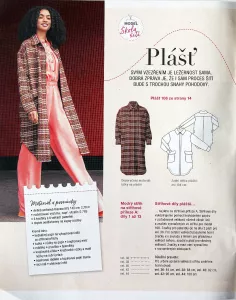 Burda style 9/2023 -CZ- časopis se střihy Burda 9/2023 -CZ- ukázka z časopisu 2