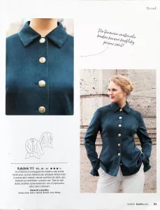 Burda style 9/2023 -CZ- časopis se střihy Burda 9/2023 -CZ- ukázka z časopisu 3
