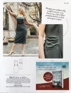 Burda style 9/2023 -CZ- časopis se střihy Burda 9/2023 -CZ- ukázka z časopisu 4