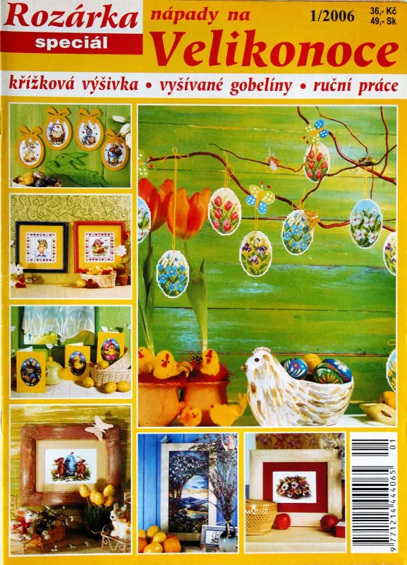 Rozárka 1/2006 -Velikonoce -SK-CZ- časopis s rozkresy