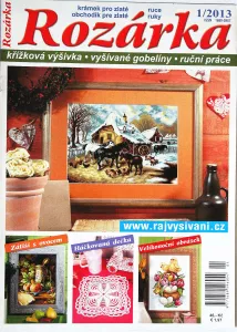 Rozárka 1/2013 -CZ- SK- časopis s rozkresy
