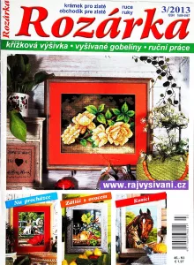 Rozárka 3/2013 -CZ-SK- časopis s rozkresy