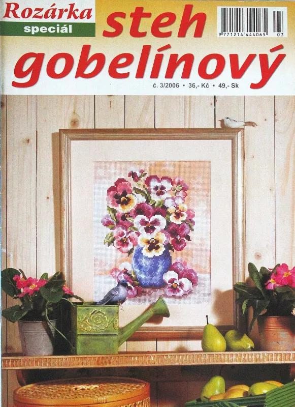 Rozárka - Steh gobelínový 3/2006 -CZ-SK- časopis s rozkresy