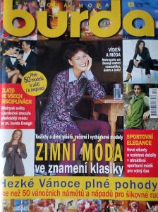 časopis Burda 12/1998 v češtině