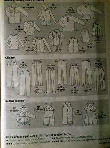 Burda 3/1999 - přehled střihů 2