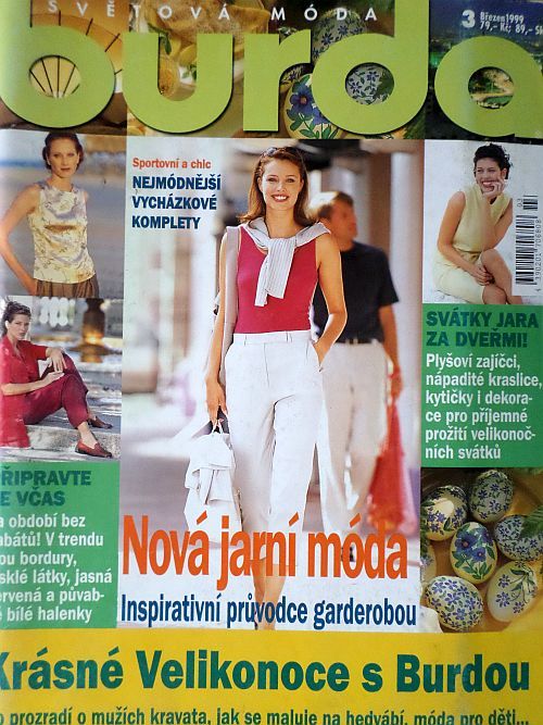 Burda 3/1999 - časopis se střihy v češtině