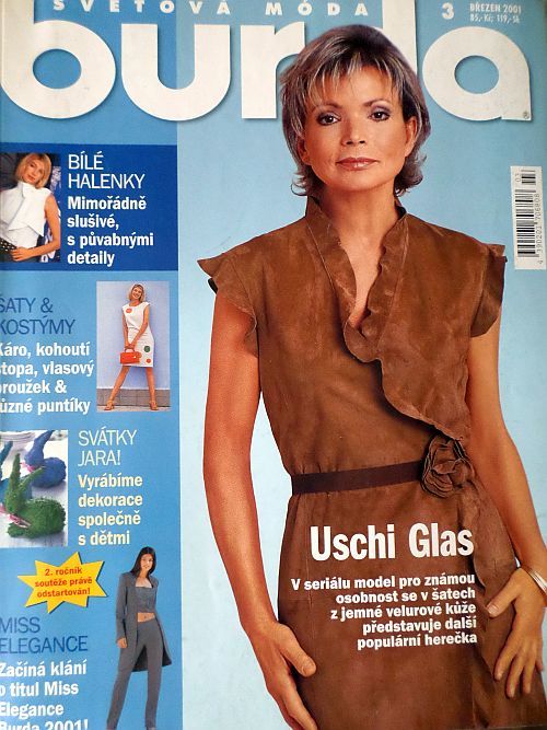 časopis Burda 3/2001 v češtině