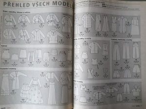 Burda 4/2001 - přehled modelů