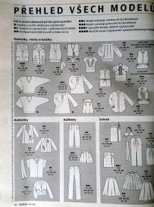 Burda 6/2009 - přehled střihových modelů 1