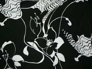 Lavana - černobílá šatovka