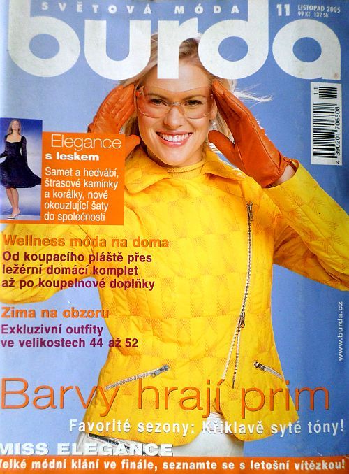 Burda 11/2005 v češtině s přílohou