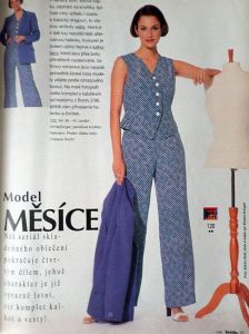 Burda 4/1996 -CZ- časopis se střihy