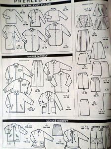 Burda 8/1995 - přehled modelů 2
