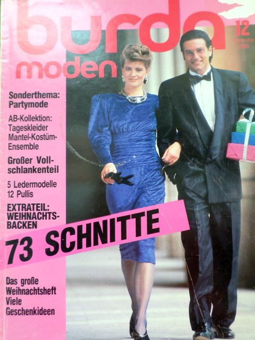 časopis Burda 12/1986 v němčině