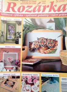 Rozárka 5/2007 časopis pro křížkovou výšivku