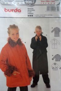 Střih Dívčí kabátek