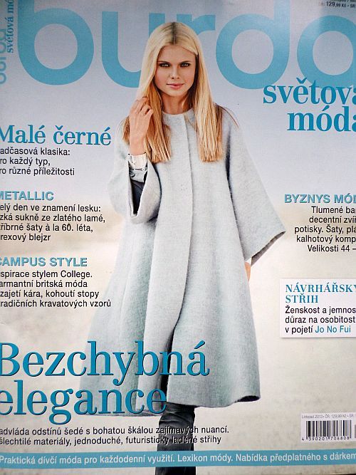 časopis Burda 11/2013 v češtině