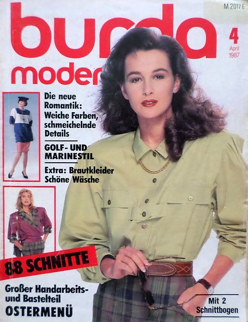 časopis Burda 4/1987