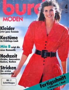 Burda 4/1988 -N- časopis se střihy