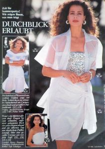 Burda 7/1989 -N- ukázka modelu z časopisu