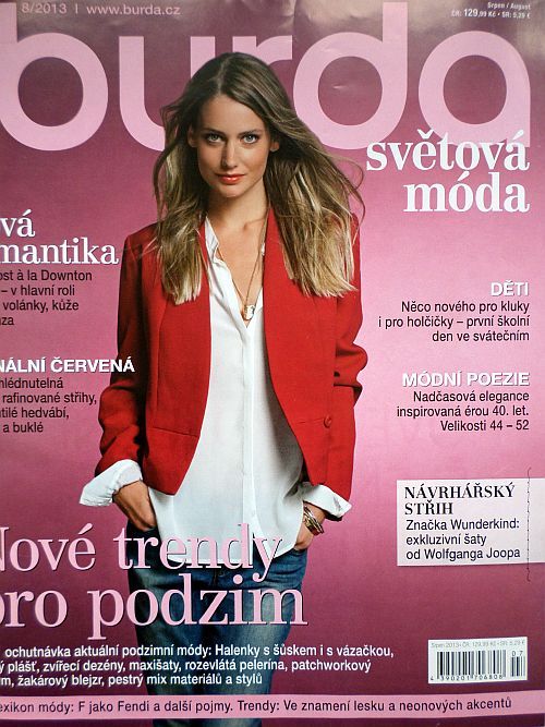časopis Burda 8/2013 v češtině