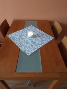 Kopretina - čtvercový ubrus na stůl 50x50cm