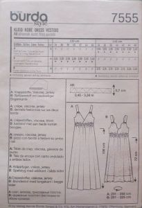 Střih BURDA - Dámské letní šaty vel. 34-46