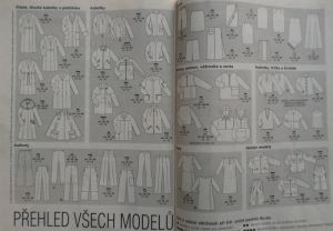 Burda 10/2000 - přehled střihů