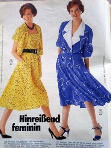 Burda 4/1985 RETRO -N- časopis se střihy