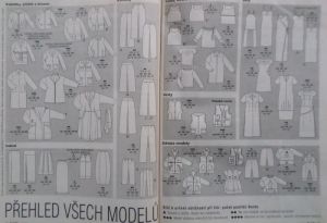 časopis Burda 4/2000-přehled modelů