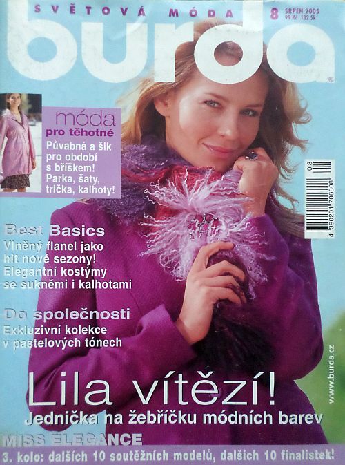 časopis Burda 8/2005 v češtině