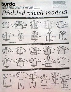 Burda - Móda pro malé děti E387
