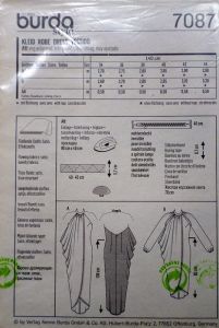 Střih BURDA - Dámské šaty volné vel. 34-44